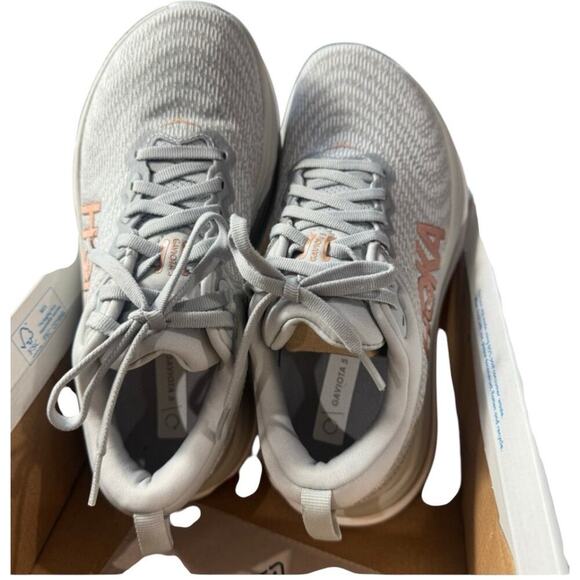 HOKA Women's Gaviota 5 Road Running Shoes in Harbor Mist/Rose Gold Size 5B NWB - Picture 8 of 12